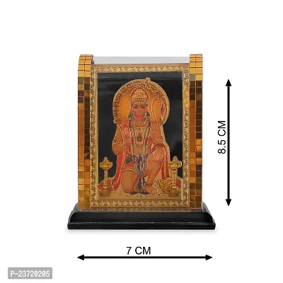 Rhymestore RYM Hindu God Lord Hanuman Ji mahabali Bajarangbali Acrylic Frame for Home, Office  Car Temple-thumb3