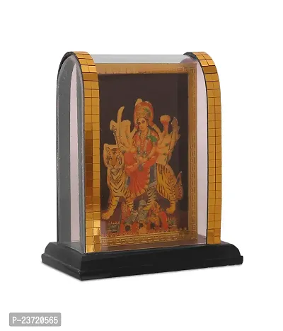 Rhymestore RYM Sherowali MATA Murti for Car Dashboard, Office Table, Home, Mandir | Idol Statue Showpiece Decor Sculpture for Gift