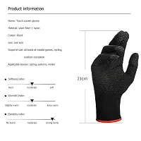Trendy Rhymestore RYM Touch Mobile Screen Slim Gloves for Unisex Men and Women-thumb3