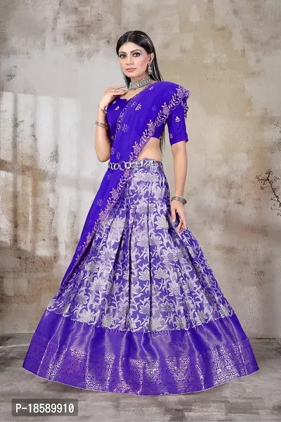 Stylish Soft Silk Lehenga Choli Set For Women-thumb3