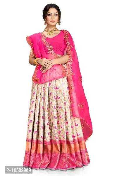 Stylish Soft Silk Lehenga Choli Set For Women