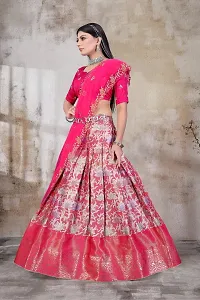 Stylish Soft Silk Lehenga Choli Set For Women-thumb1