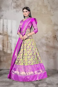 Stylish Soft Silk Lehenga Choli Set For Women-thumb1