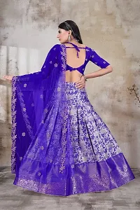 Stylish Soft Silk Lehenga Choli Set For Women-thumb1