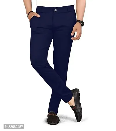 Trendy Linen Blend Stretchable Trouser for Men-thumb4