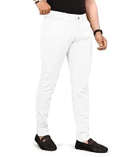 Trendy Linen Blend Stretchable Trouser for Men-thumb3