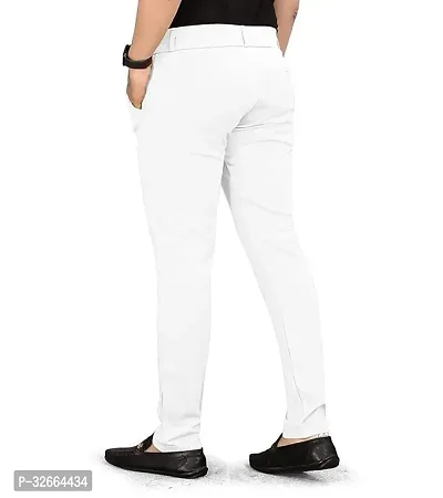 Trendy Linen Blend Stretchable Trouser for Men-thumb3