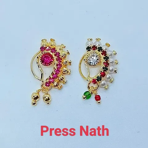 Beautiful Press Nath Nose Pin Combo