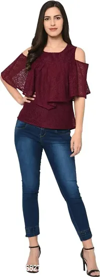 Elegant  Cotton Blend  Top For Women-thumb3