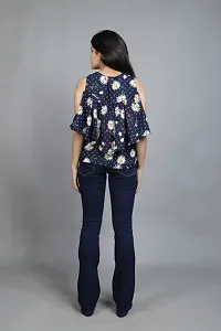 Elegant  Crepe  Top For Women-thumb1