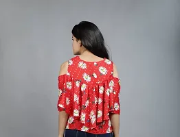 Elegant  Crepe  Top For Women-thumb1