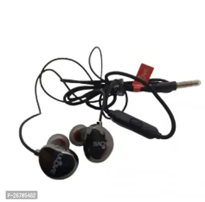 Stylish Black In-ear Bluetooth Wireless Headsets With Microphone