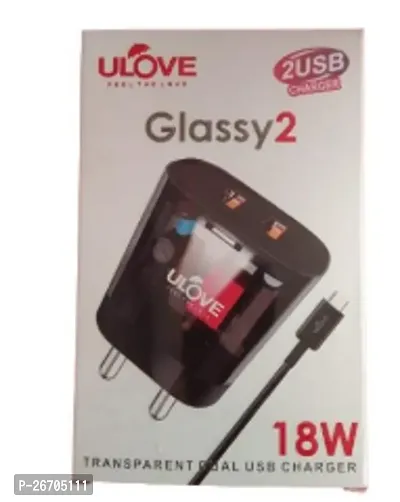 Stylish Fast Charger 18W Glassy2 Charger-thumb0