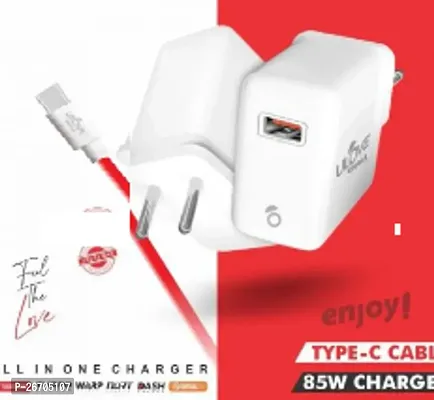 Stylish Fast Charger 85W C-Type Cable Charger-thumb0