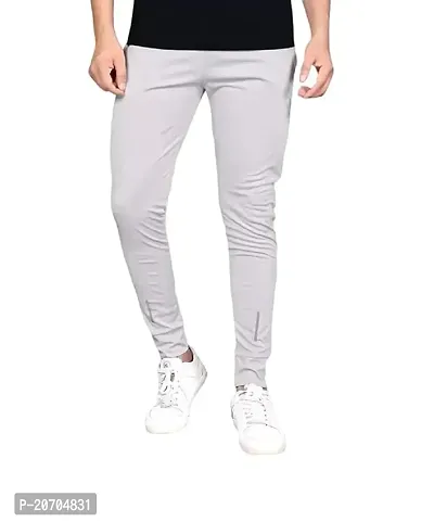 Stylish Fancy Cotton Blend Solid Regular Fit Regular Track Pants For Men-thumb0