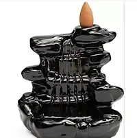 Fountain Backflow Incense Holder  Incense Burner  Showpiece for Home Decor Decor Gift with 15 Cones-thumb1