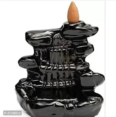 Fountain Backflow Incense Holder  Incense Burner  Showpiece for Home Decor Decor Gift with 15 Cones-thumb2