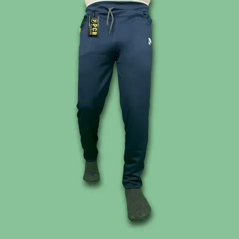 New Launched Polyester Regular Track Pants For Men 