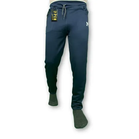 New Launched Polyester Regular Track Pants For Men 