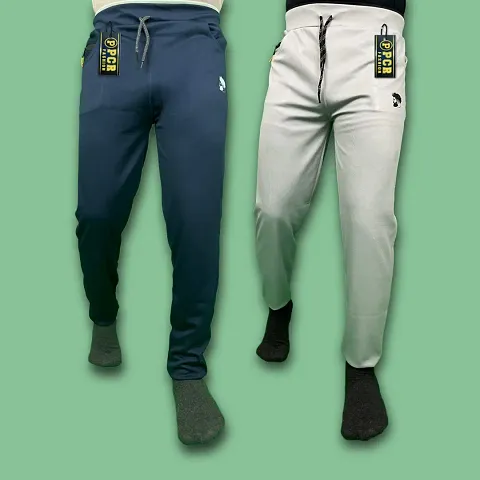 Must Have Polyester Regular Track Pants For Men 