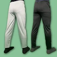 Men Solid Track Pants Pack of 2-thumb3