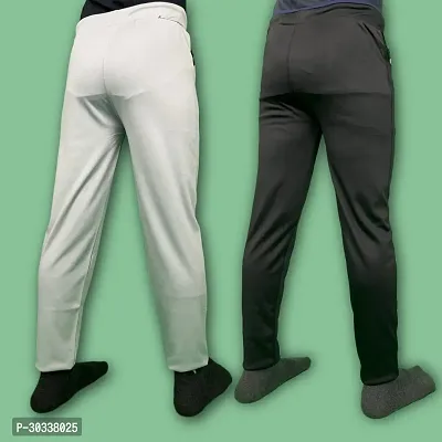 Men Solid Track Pants Pack of 2-thumb4