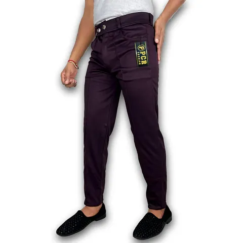 Stylish Polyester Solid Track Pant for Men