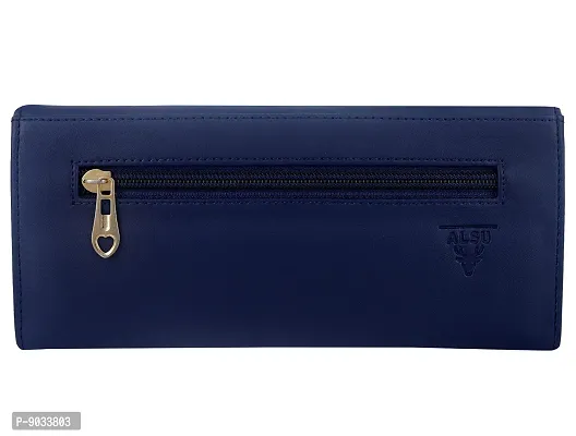 ALSU Women's Blue Hand Wallet Clutch_jln-007blu-thumb3