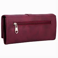 ALSU Women's Maroon Hand Wallet Clutch_jln-006mar-thumb2