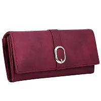 ALSU Women's Maroon Hand Wallet Clutch_jln-006mar-thumb1