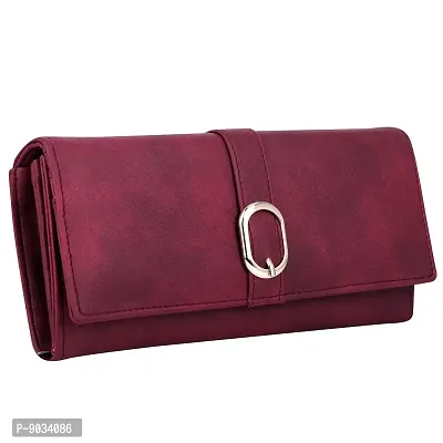 ALSU Women's Maroon Hand Wallet Clutch_jln-006mar-thumb2