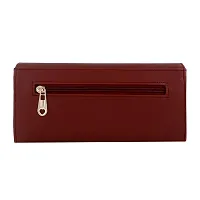 ALSU Women's Maroon Hand Clutch Wallet Purse (gdu-015mar)-thumb3