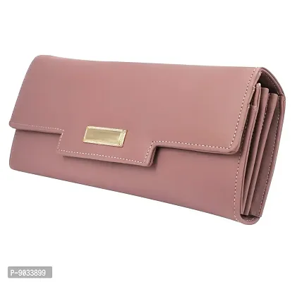 ALSU Women's Pink Hand Wallet Hand Clutch_shd-007pnk