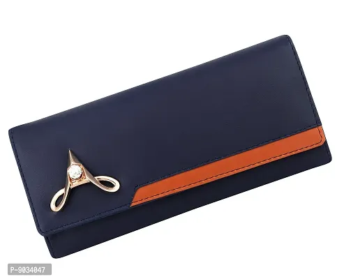 ALSU Women's Blue Hand Wallet Clutch_arf-005blu-thumb0