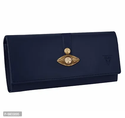 ALSU Women's Blue Hand Wallet Clutch_arf-010blu