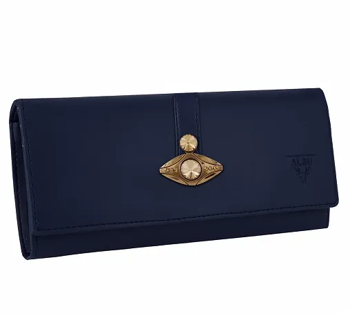 ALSU Women's Hand Wallet Clutch_arf-010blu