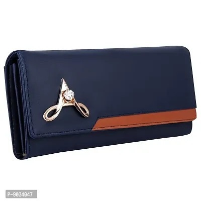 ALSU Women's Blue Hand Wallet Clutch_arf-005blu-thumb2