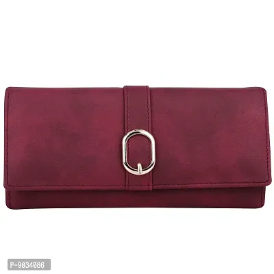 ALSU Women's Maroon Hand Wallet Clutch_jln-006mar-thumb4