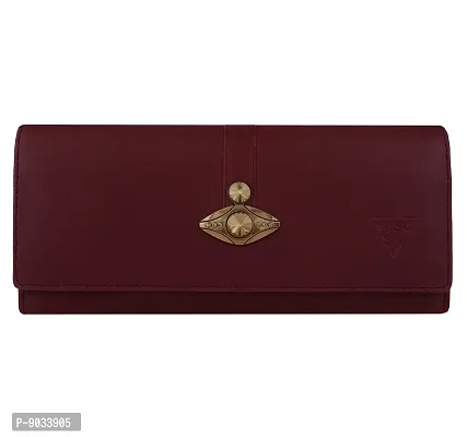 ALSU Women's Maroon Hand Wallet Clutch_arf-010mar-thumb3