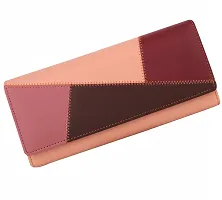 ALSU Women's Pink Hand Wallet Clutch Multicoloured Cut Design_klm-005pnk-thumb3