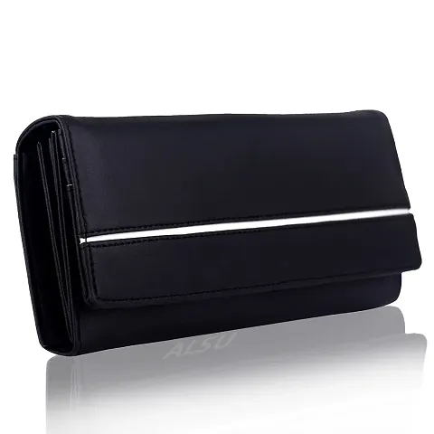 ALSU Women's Hand Wallet Clutch_klm-007bk