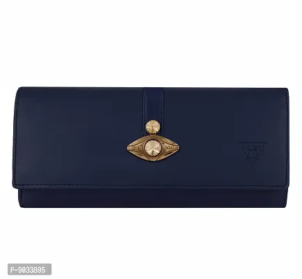 ALSU Women's Blue Hand Wallet Clutch_arf-010blu-thumb3