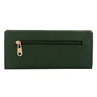 ALSU Women's Green Hand Clutch Wallet Purse (gdu-015grn)-thumb3