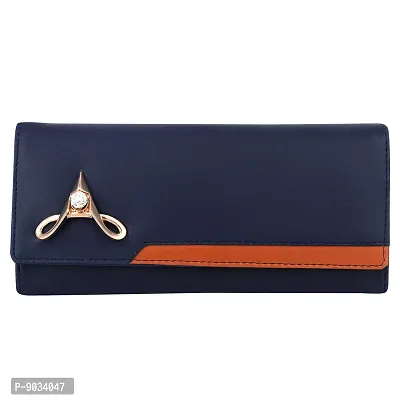 ALSU Women's Blue Hand Wallet Clutch_arf-005blu-thumb4