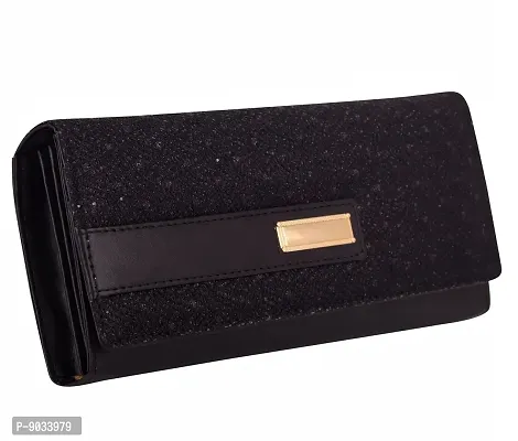 ALSU Women's Black Hand Wallet Clutch with 6 Card Pocket_shd-008bk-thumb4