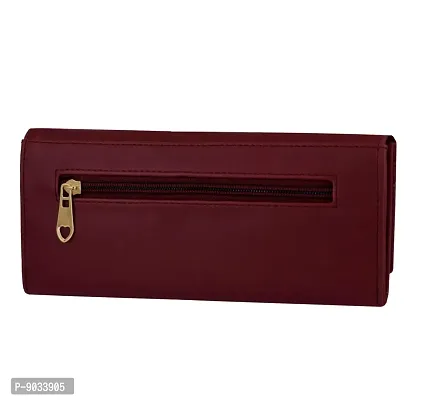 ALSU Women's Maroon Hand Wallet Clutch_arf-010mar-thumb4