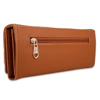 ALSU Women's Tan Hand Wallet with 6 Card Pocket_shd-002tan-thumb2