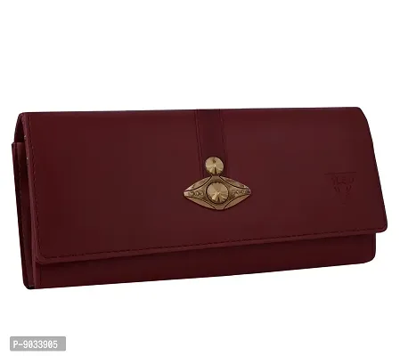 ALSU Women's Maroon Hand Wallet Clutch_arf-010mar