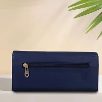 ALSU Women's Blue Hand Wallet Clutch_klm-007blu-thumb1