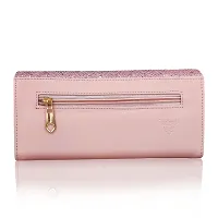 ALSU Women's Pink Hand Wallet Clutch with 6 Card Pocket_shd-008pnk-thumb1